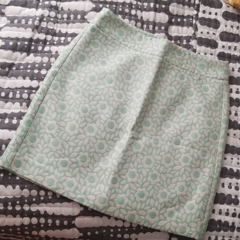 PETTES LOFT Mint Green Pencil Kirt